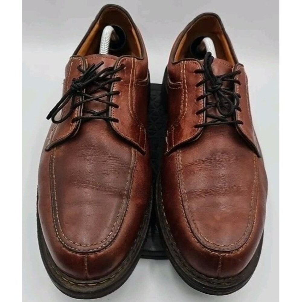 ALLEN EDMONDS Wilbert 1951 Brown Oxford Moc Toe Comfort Shoes Mens Size 11.5 D